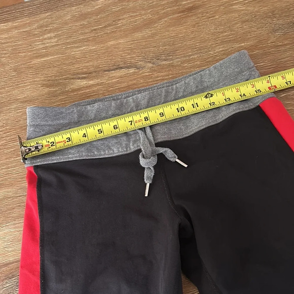 ♥️Tommy Hilfiger Sport black & red Jogger Sweat Pants Size large - Picture 9 of 10